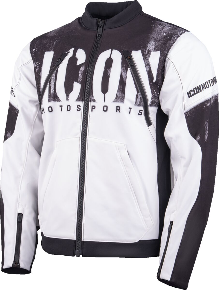 ICON JACKET MERC3 ANOMALY WHITE 3X 2820-7928
