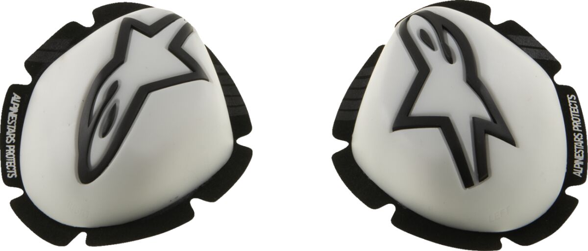 ALPINESTARS (ROAD) SLIDER KNEE GP TECH WHITE BLAC 6400126-21