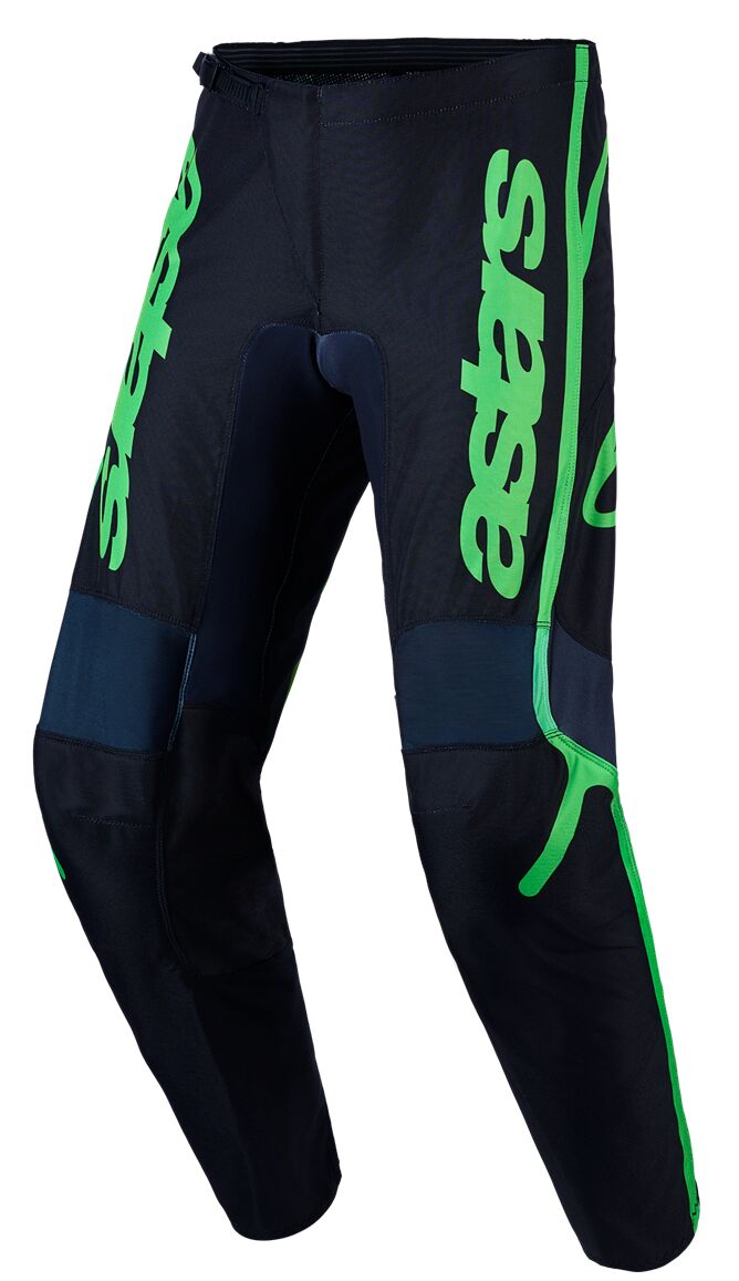 ALPINESTARS(MX) PANT FLUID APEX V2 BLACK/GREEN 3721227-1069-34
