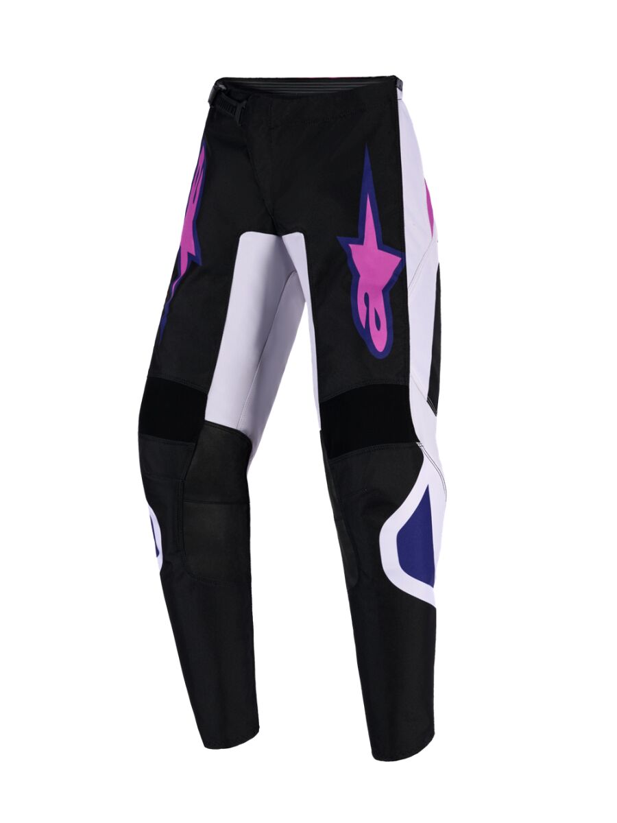 ALPINESTARS(MX) PANT YTH FLUID GRID BLK/GY/PU 3740926-1568-24