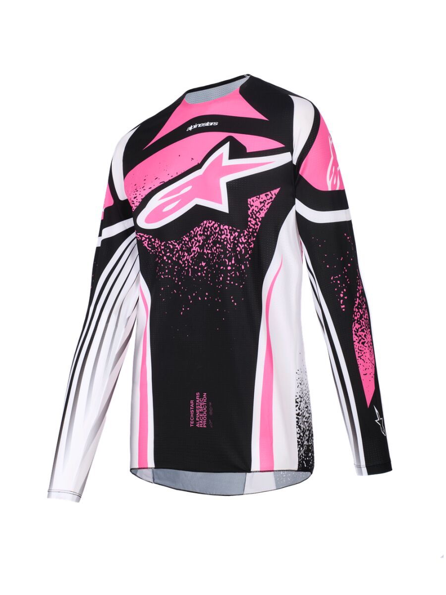 ALPINESTARS(MX) JERSEY 4W TECHSTAR NOMUR BLK/W 3780926-1239-XL