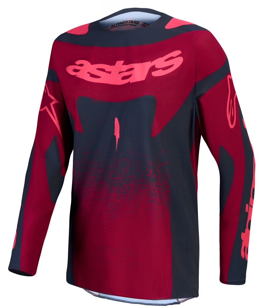 ALPINESTARS(MX) JERSEY 4W TECHSTAR SWAN CRIMSO 3780127-3207-L