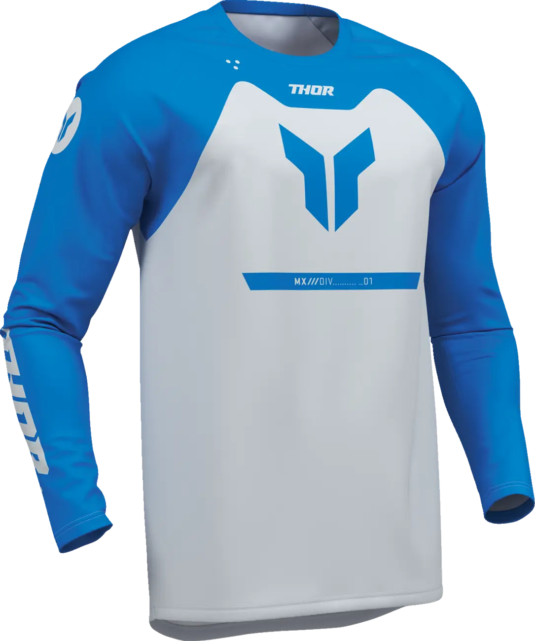 THOR JERSEY YTH RIDEMODE MENACE BLU 2912-2613