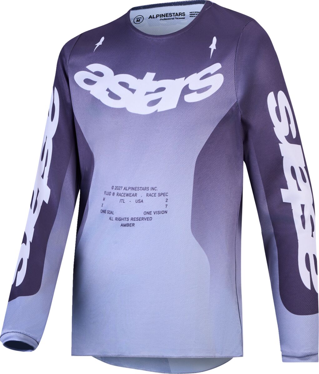 ALPINESTARS(MX) JERSEY YTH FLUID AMBER GRY/LIL 3770827-9349-XL