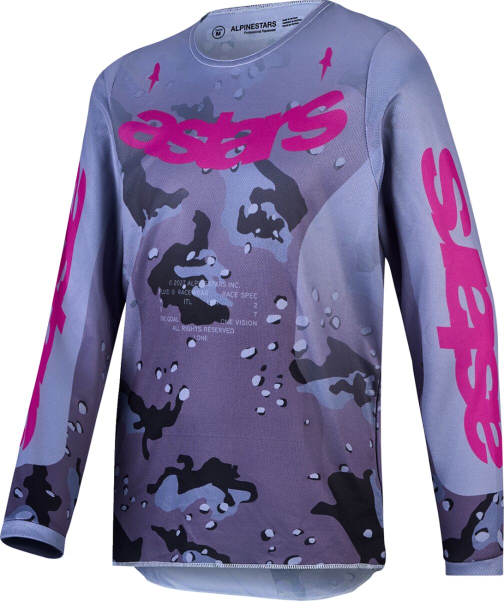 ALPINESTARS(MX) JERSEY YTH FLUID LONE GY/CAMO/ 3770927-9353-M