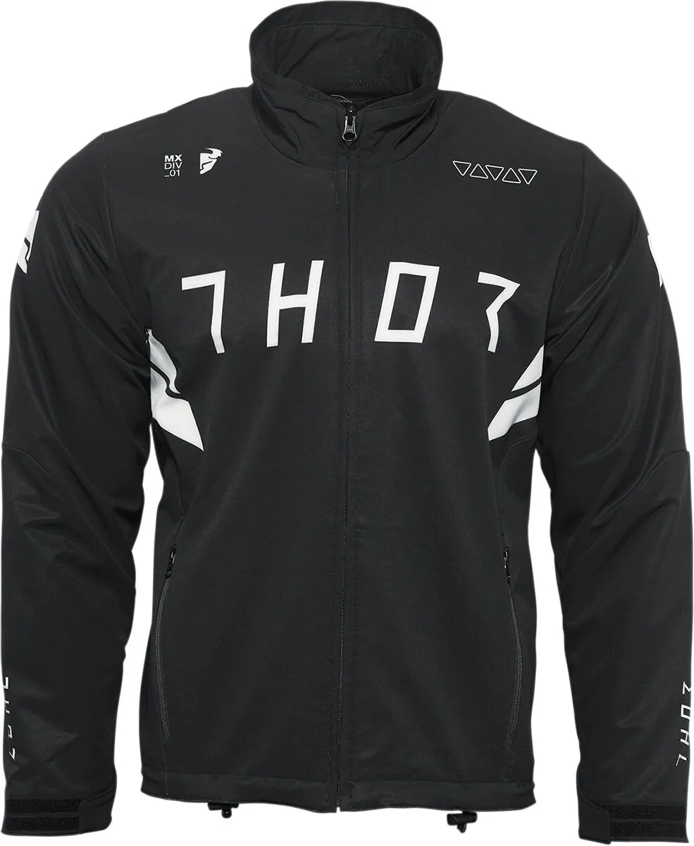 THOR JCKT THOR WARMUP BK/WH MD 2920-0673