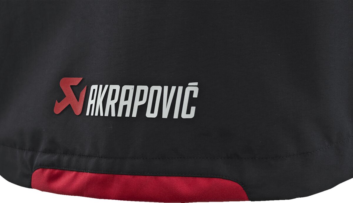 AKRAPOVIC RAIN JACKET BLACK MEN XL 802071