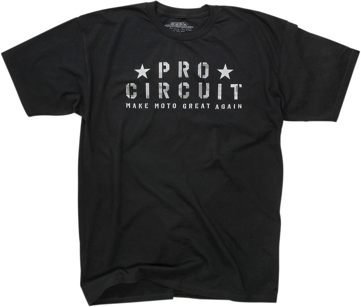 PRO CIRCUIT TEE PC FLAG BLK MD 6411810-20