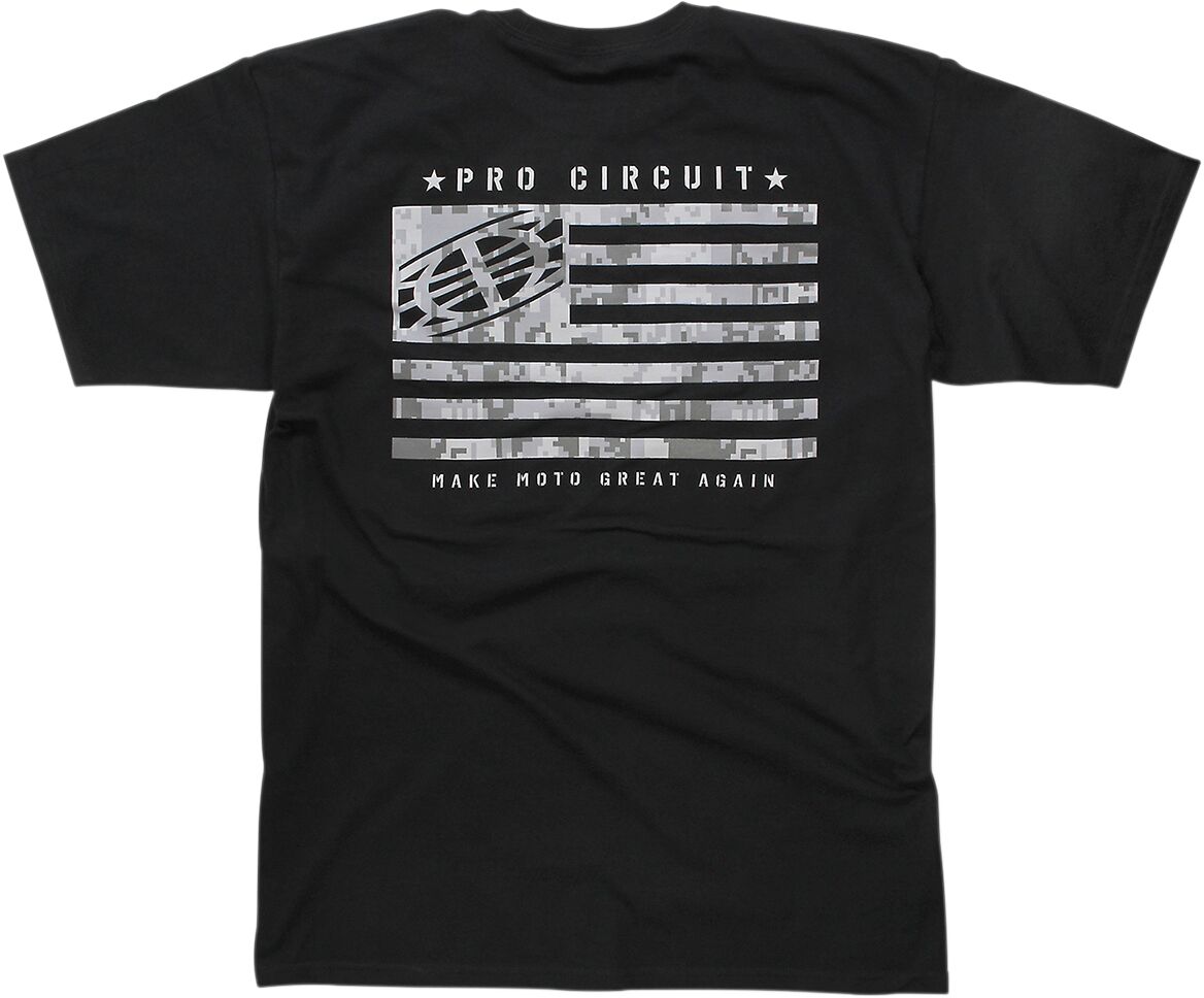 PRO CIRCUIT TEE PC FLAG BLK MD 6411810-20
