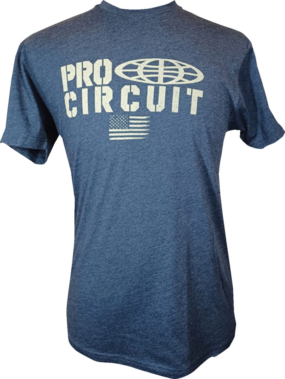 PRO CIRCUIT T-SHIRT PC LOGO FLAG HEATHERED 646200-020