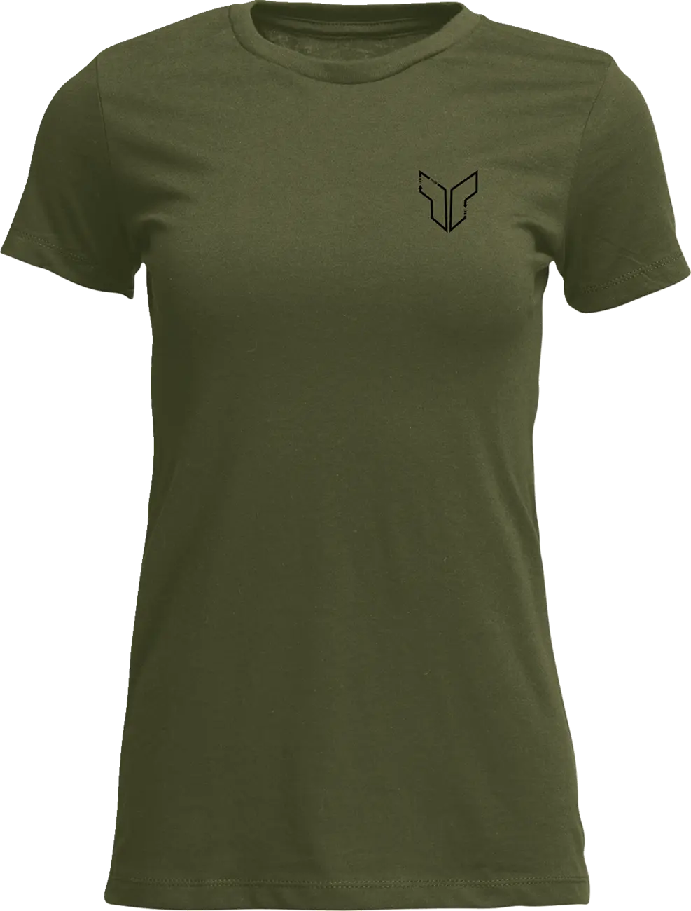 THOR TEE WOMENS PATCHED UP MIL GRN 3031-4337