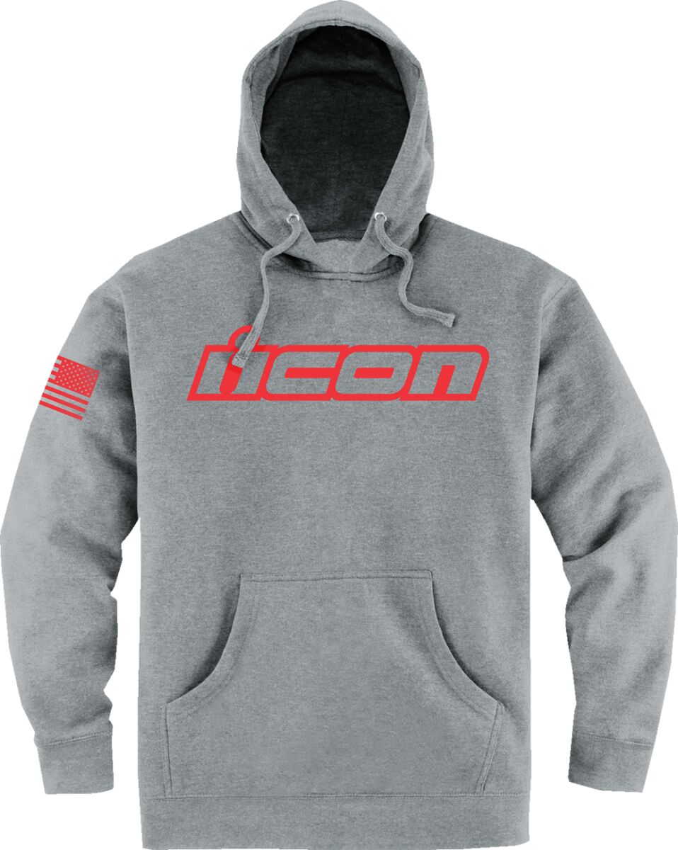 ICON HOODY CLASICON HEATHER GRAY XL 3050-6530
