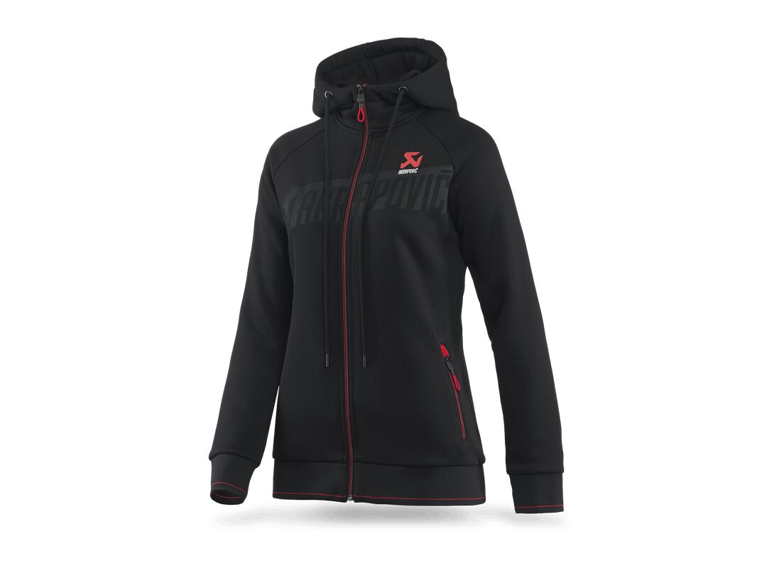 AKRAPOVIC ZIP HOODIE BLACK WMN L 802064