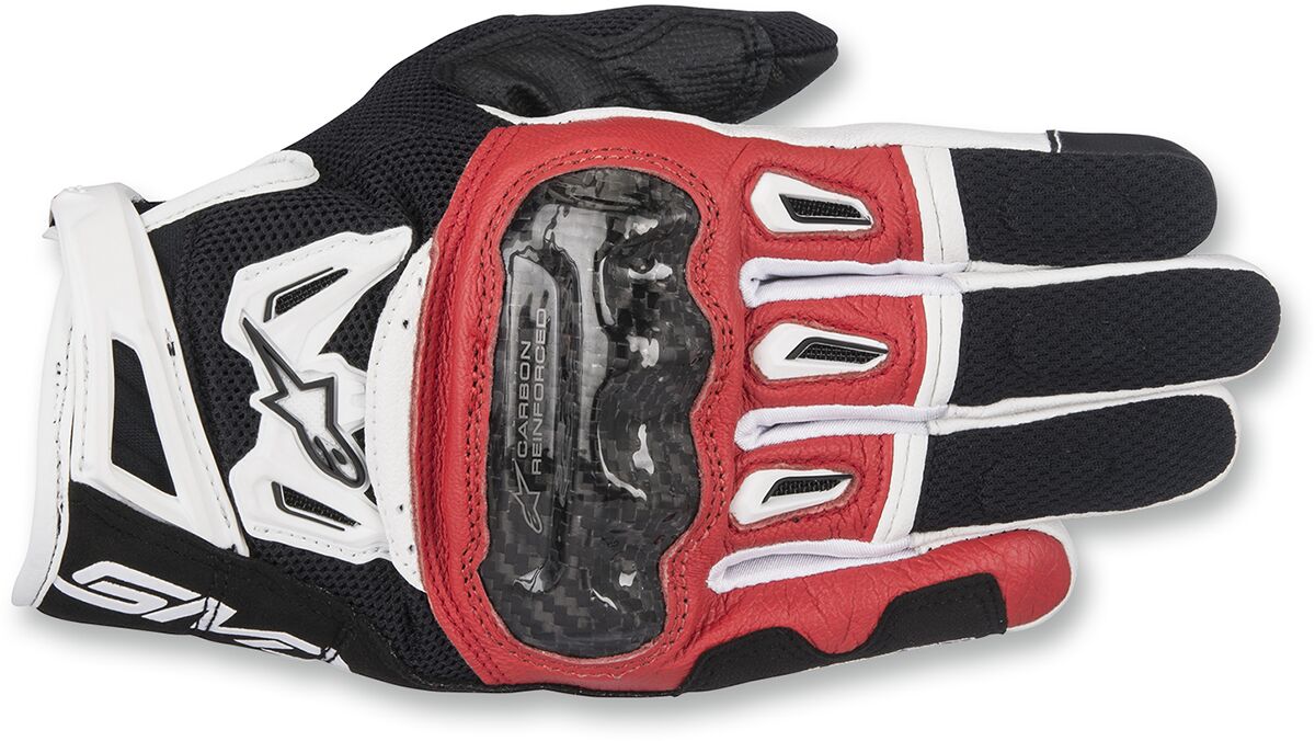 ALPINESTARS (ROAD) GLOVE SMX-2 AC B/R/W S V2 3567717-132-S