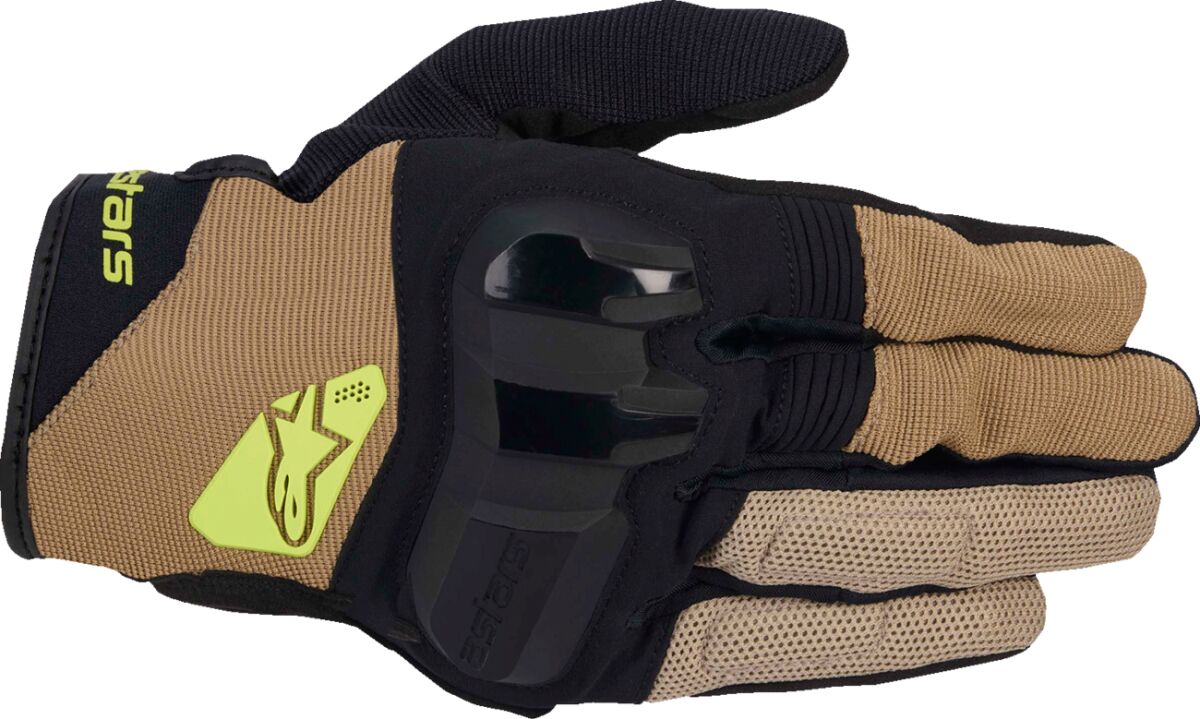 ALPINESTARS (ROAD) GLOVE CHROME V2 DK KHKI/BL S 3560925-8036-S