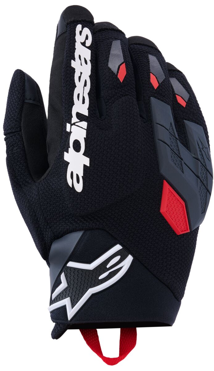ALPINESTARS (ROAD) GLOVE DURACK BLACK/GRAY/RED M 3561426-1626-M