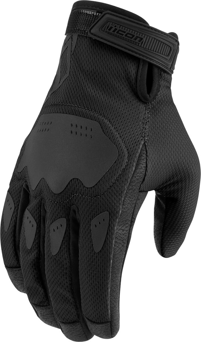 ICON GLOVE WM HOOLIGAN CE BLACK MD 3302-0845