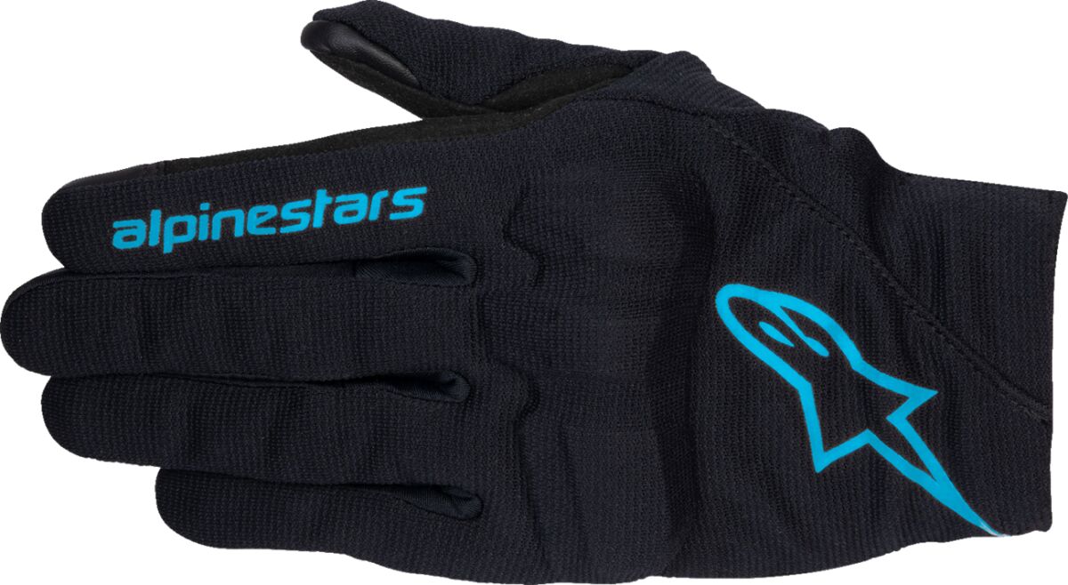 ALPINESTARS (ROAD) GLOVE STELLA REEF V2 BK/BL S 3580325-1504-S