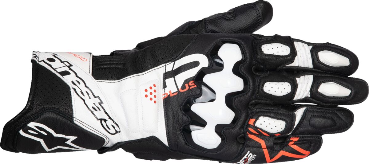 ALPINESTARS (ROAD) GLOVE GP+ R V3 LTHR BK/WT/RD M 3550825-1231-M