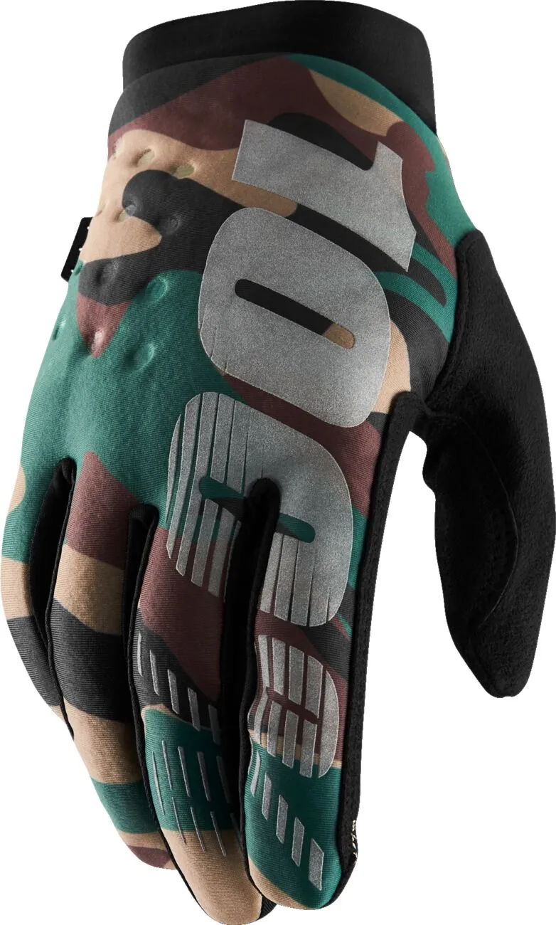 100% GLOVE BRISKER CAMO SM 10003-00005