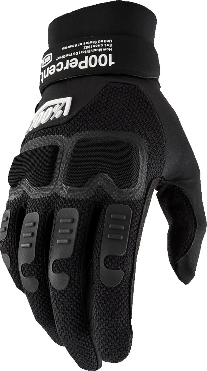 100% GLOVE LANGDALE BLACK SM 10029-00001
