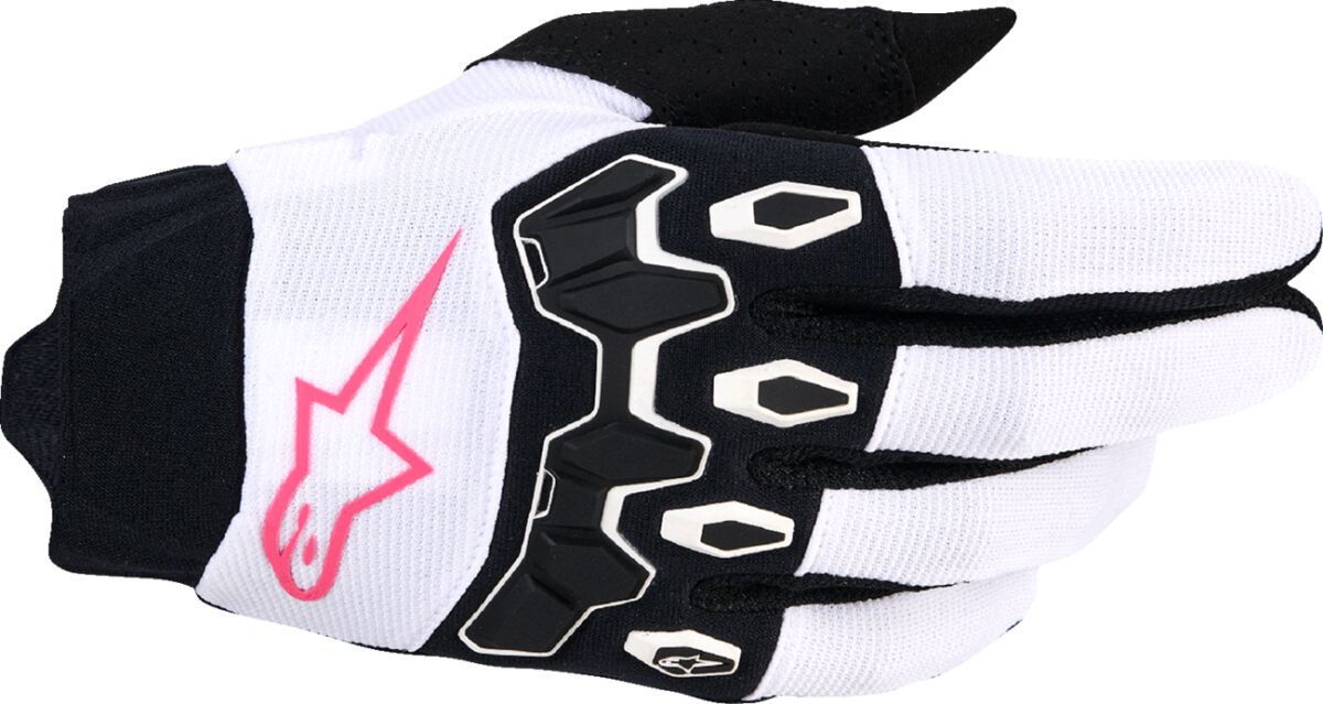 ALPINESTARS(MX) GLOVES 4W FULL BORE V2 WHT/PIN 3580126-2064-M