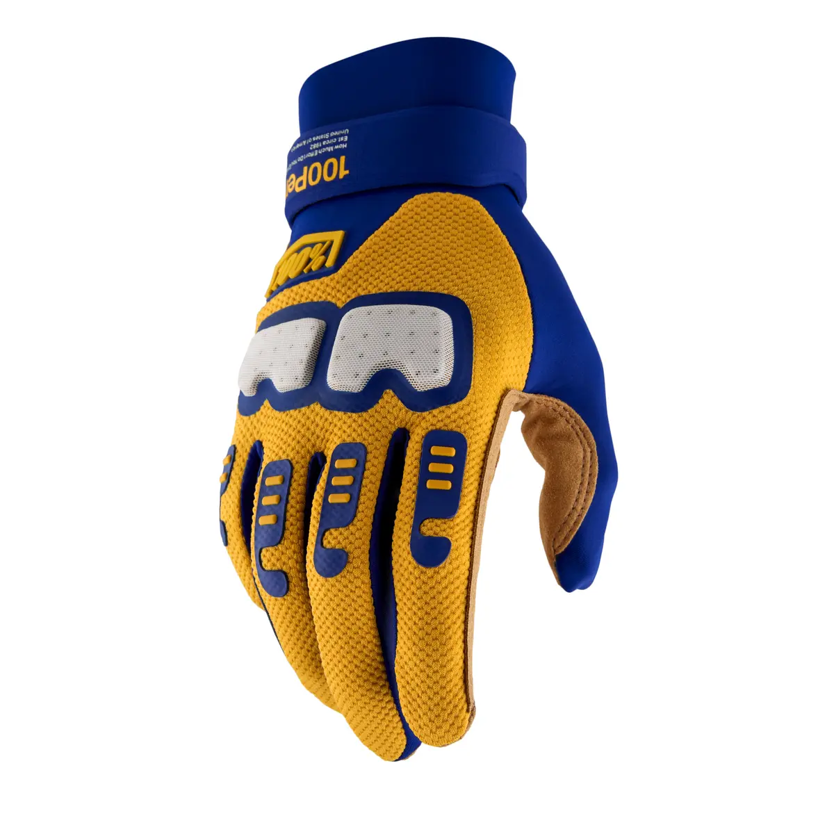 100% GLOVES LANGDALE BLUE - XL 10029-00019