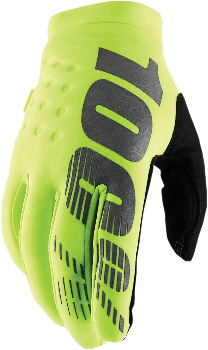 100% GLOVE YTH BRISK FL YL SM 10004-00008