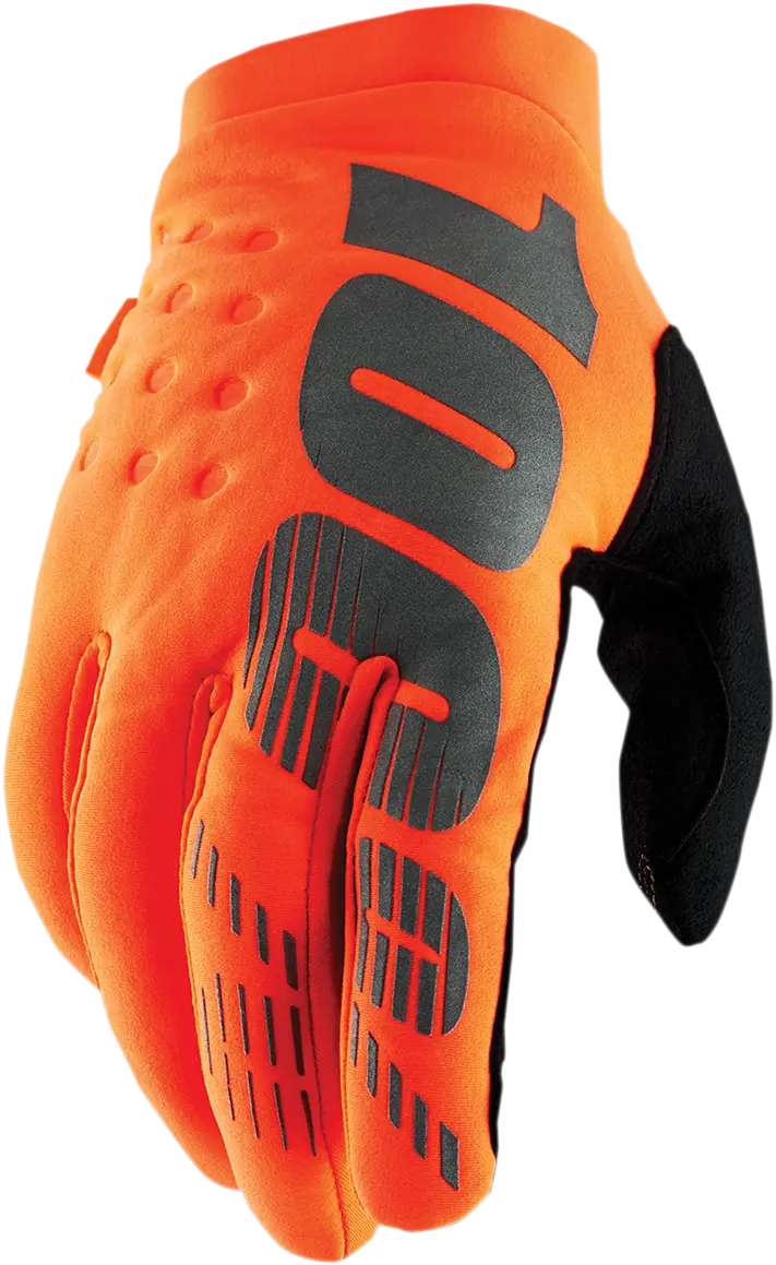100% GLOVE YTH BRISK OR/BK XL 10004-00007