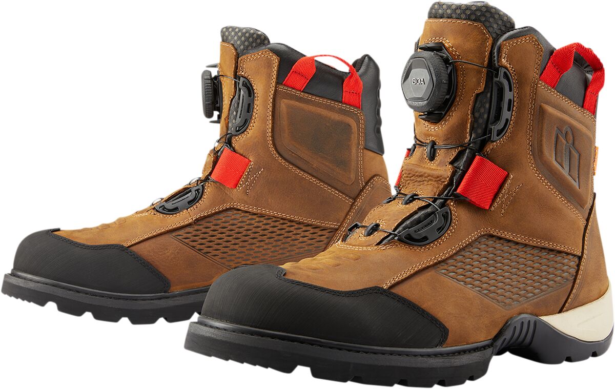 ICON BOOT STORMHAWK BROWN 14 3403-1172