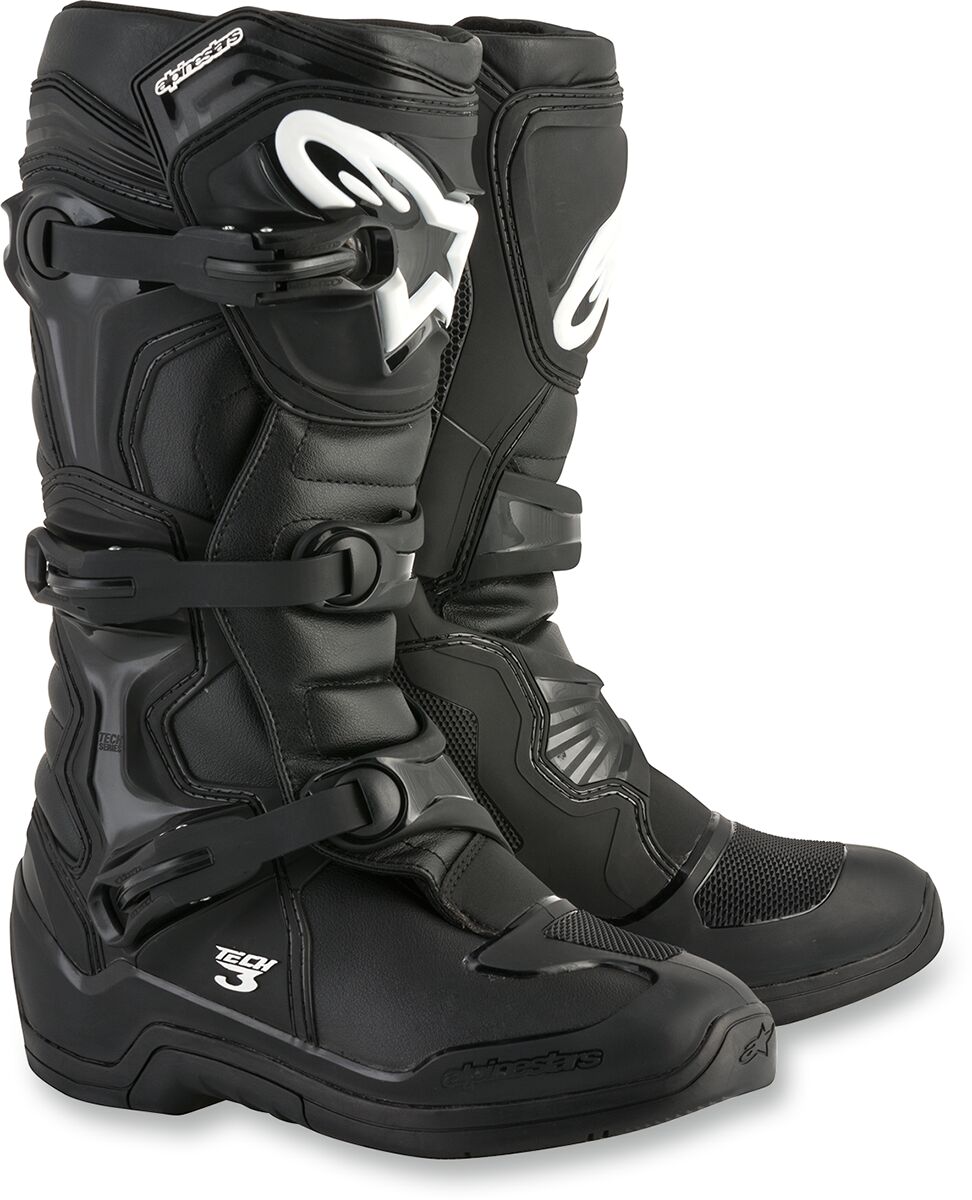 Alpinestars Μπότες Ανδρικές Tech 3 2013018-10-5 πλαστικό μαύρο ζευγάρι