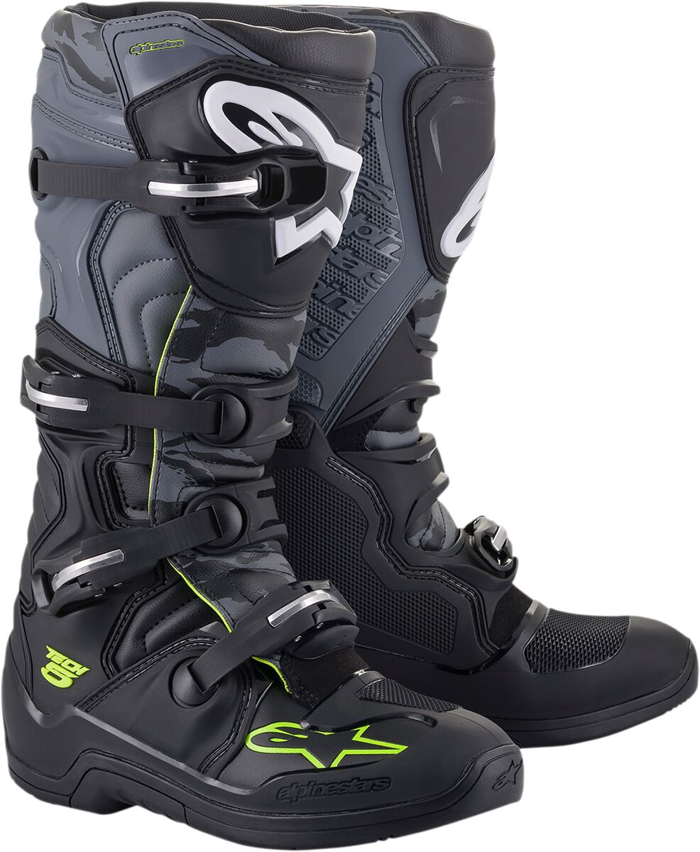 Alpinestars Μπότες Ανδρικές Tech 5 2015015-1055-7 πλαστικό μαύρο ζευγάρι
