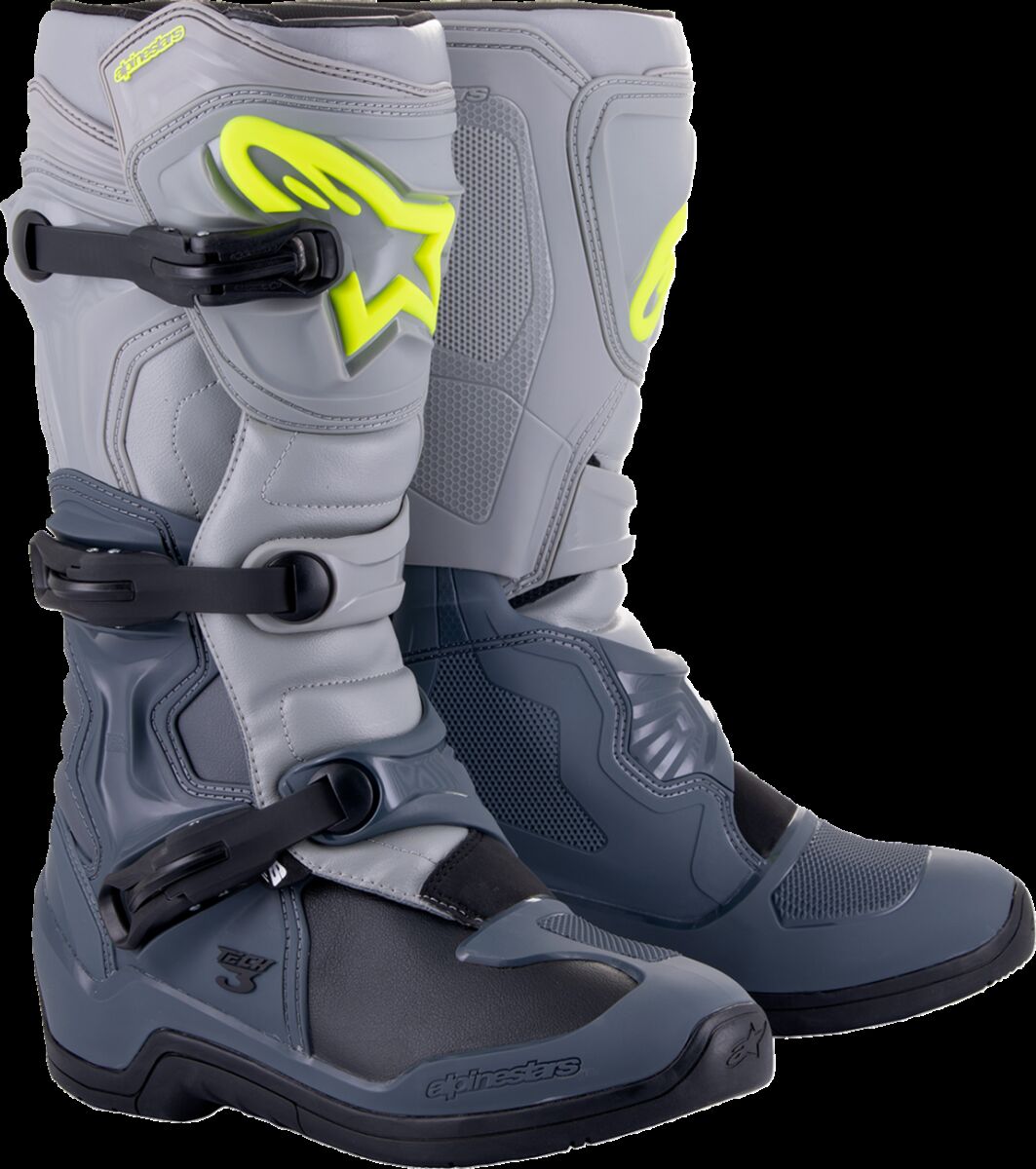 Alpinestars Μπότες Ανδρικές Tech 3 2013018-9069-7 πλαστικό γκρι ζευγάρι