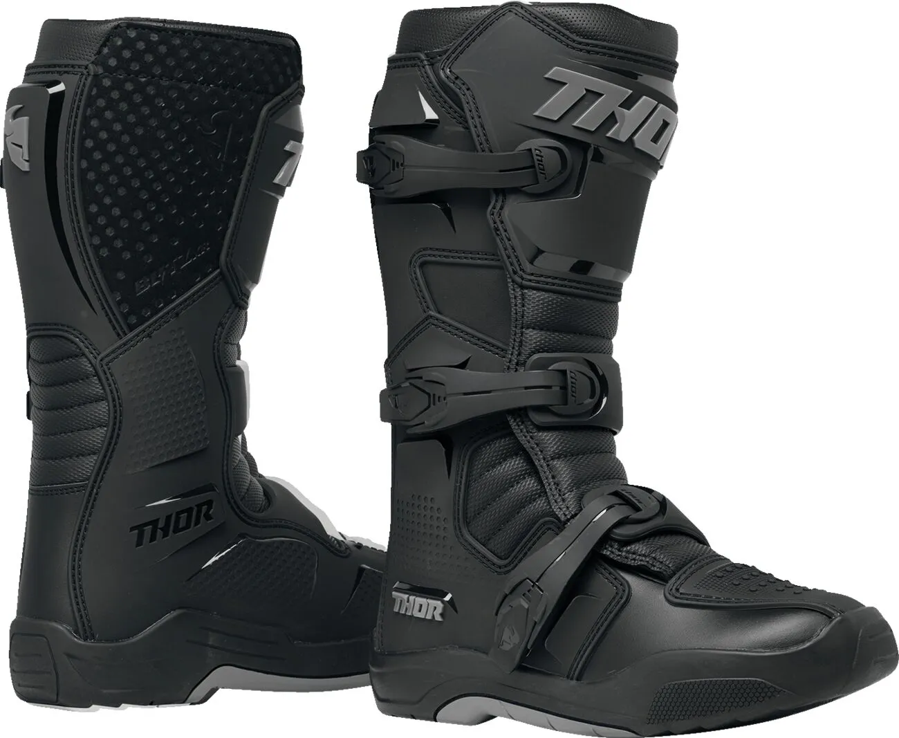 THOR BOOT WMN BLITZ XR BK/GY 5 3410-3142