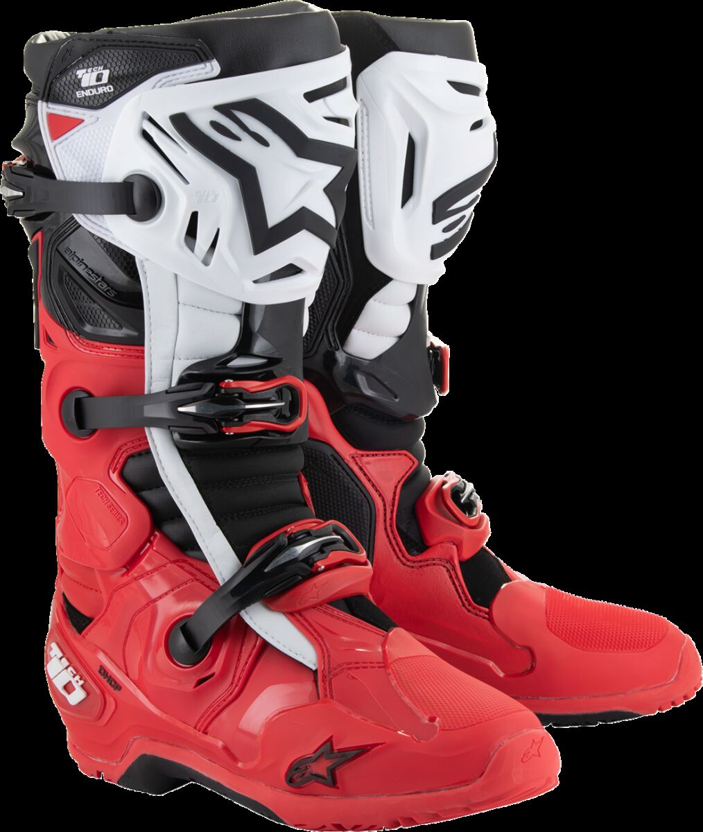 Alpinestars Μπότες Ανδρικές Tech 10 Enduro 2010025-3016 πλαστικό κόκκινο ζευγάρι