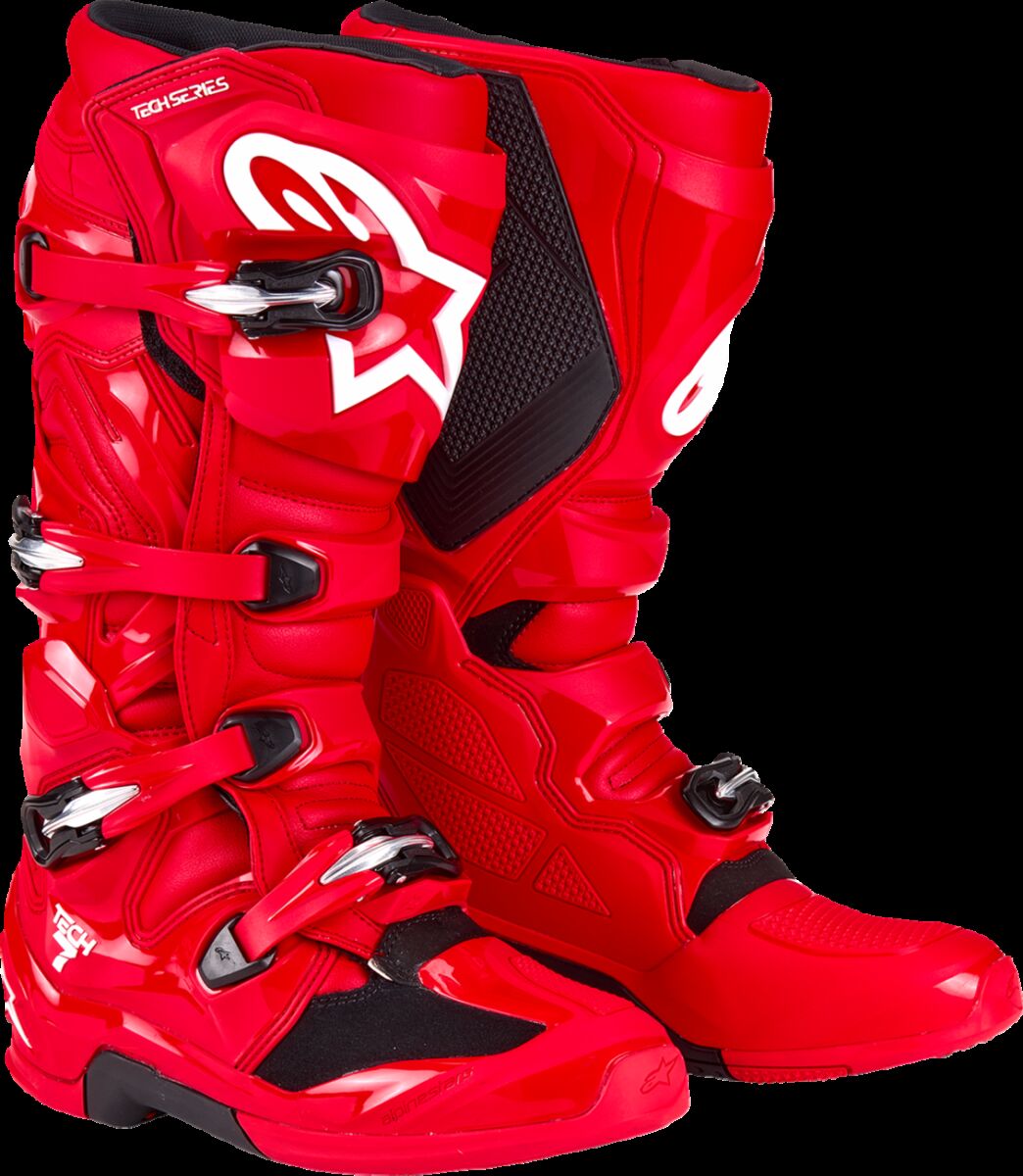 Alpinestars Μπότες Ανδρικές Tech 7 2012025-3010-7 πλαστικό κόκκινο ζευγάρι