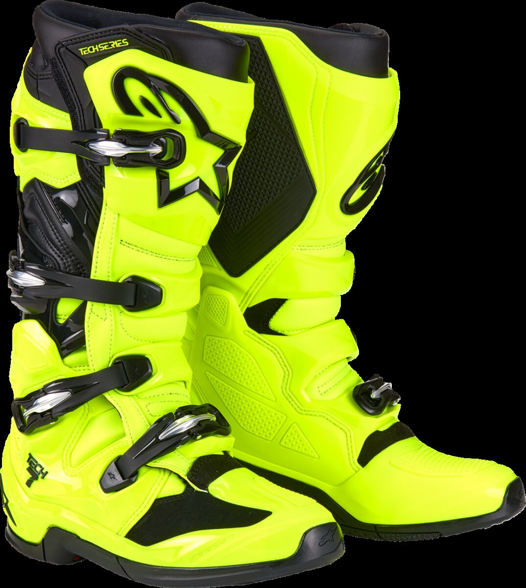Alpinestars Μπότες Ανδρικές Tech 7 2012025-551-7 πλαστικό κίτρινο ζευγάρι