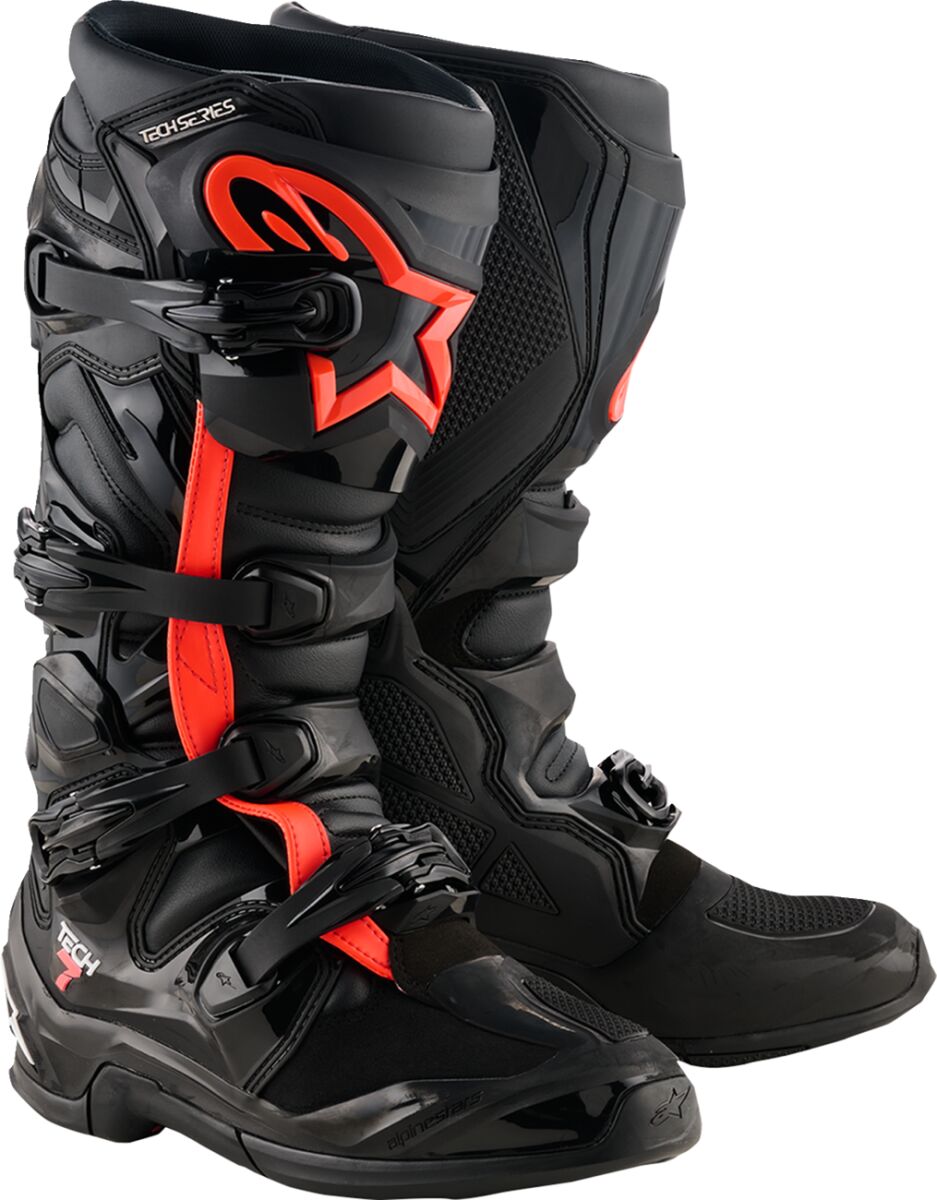 Alpinestars Μπότες Ανδρικές Tech 7 2012025-1030-7 πλαστικό μαύρο ζευγάρι