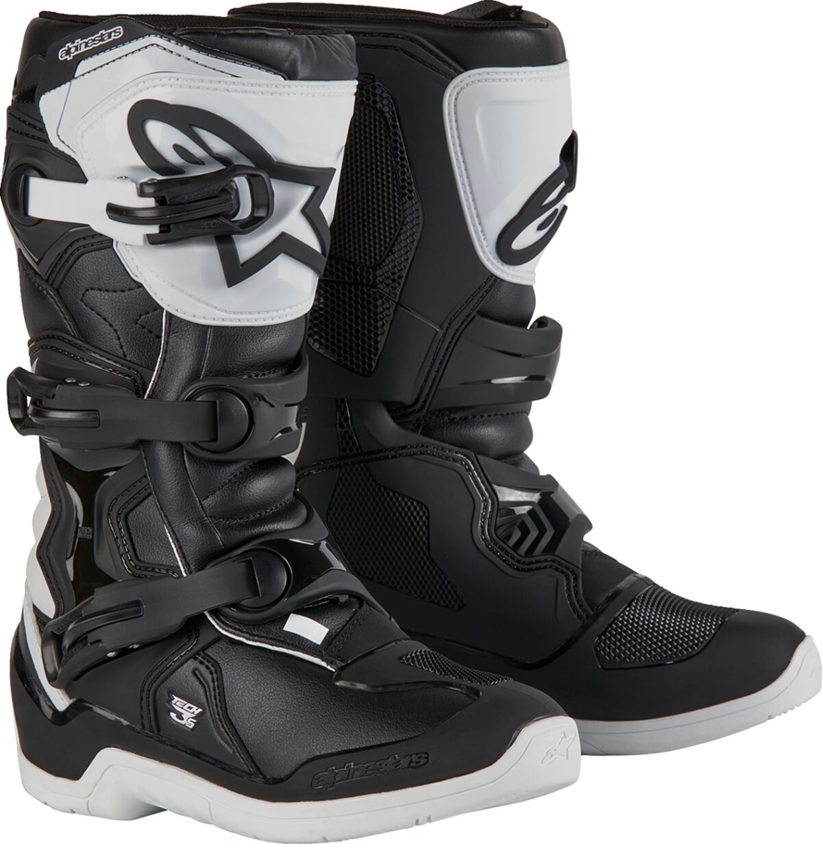 ALPINESTARS(MX) BOOT TECH3S YTH WHT/BLK 7 2014024-21-7