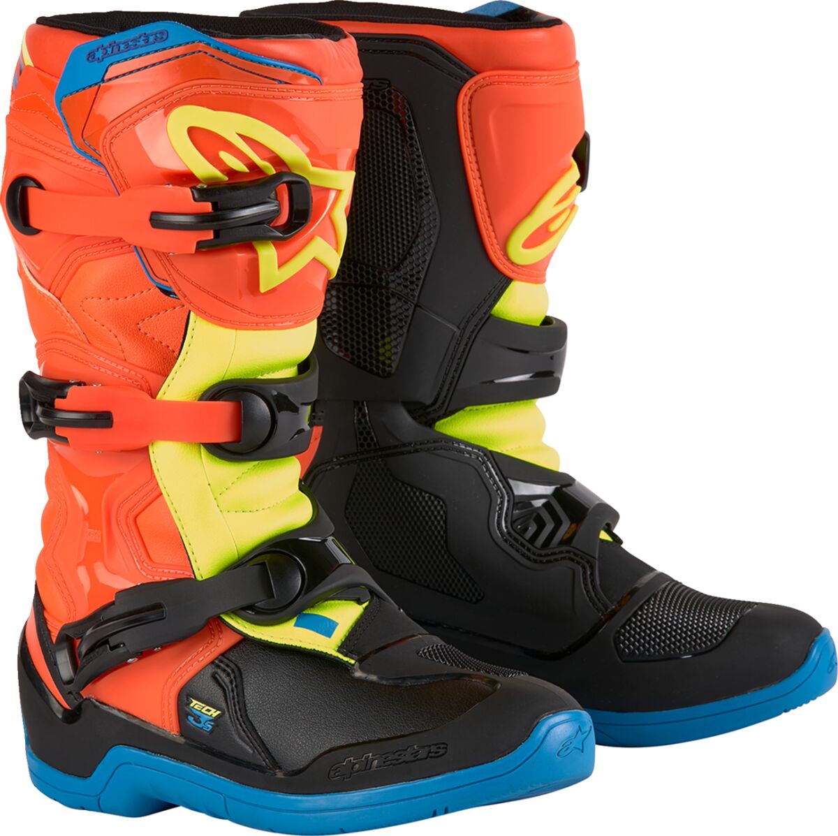 Alpinestars Μπότες Παιδικές Tech 3S 2014024-4755-2 πλαστικό πορτοκαλί ζευγάρι