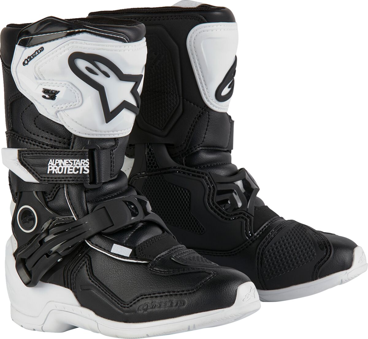 Alpinestars Μπότες ATV Off-Road Αγοριού - Κοριτσιού Tech 3S 2014524-21-10 πλαστικό μαύρο ζευγάρι