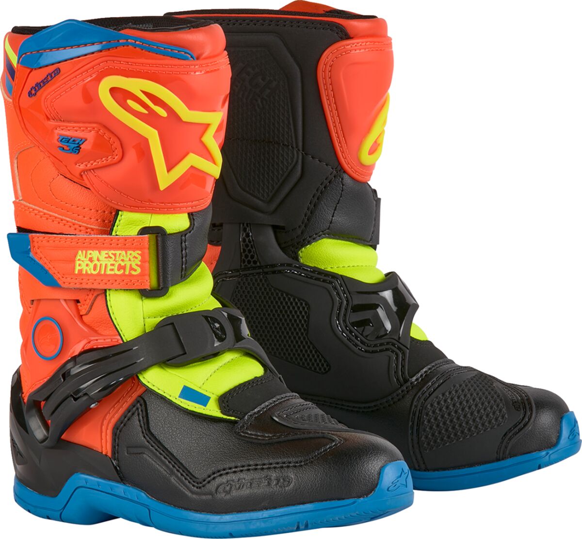 ALPINESTARS(MX) BOOT T3S KIDS OR/BL/Y 13 2014524-4755-13