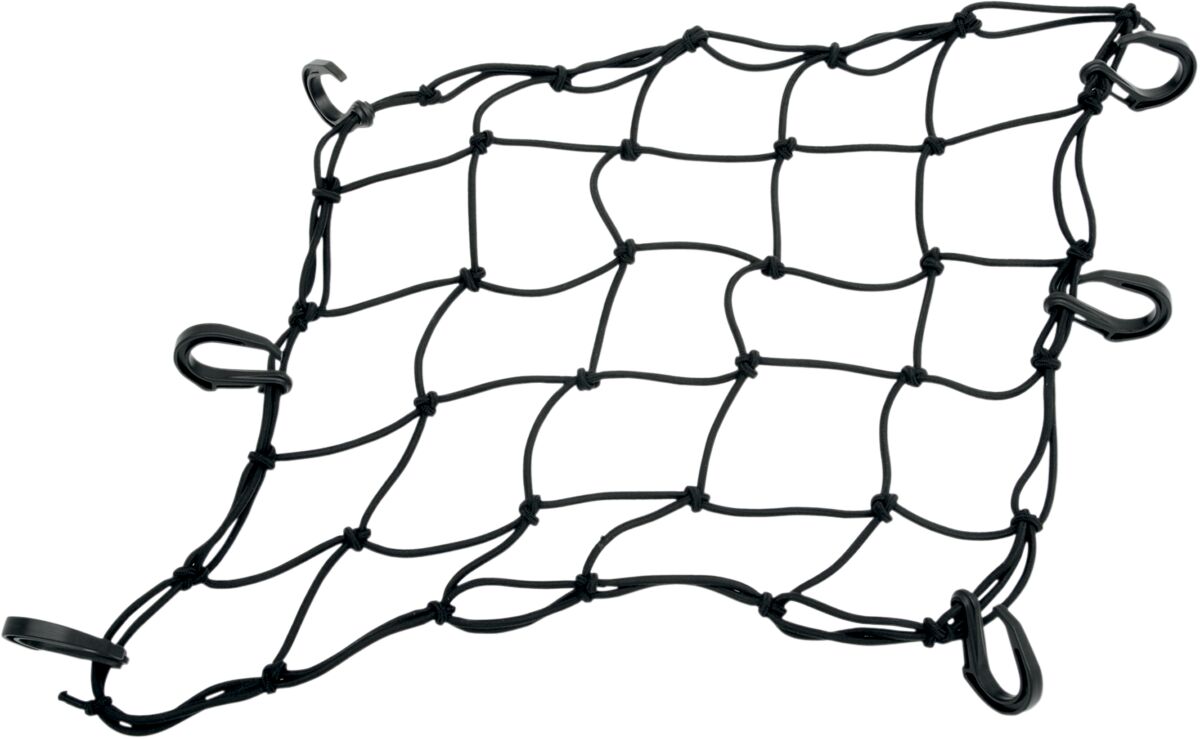 DRAG SPECIALTIES CARGO NET BLACK 38CM X 38CM 10-6099BPOM