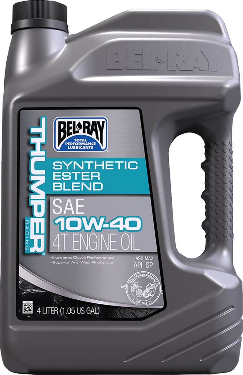 BEL-RAY OIL THUMPER BLEND 4T 10W-40 4L 99520-B4LW