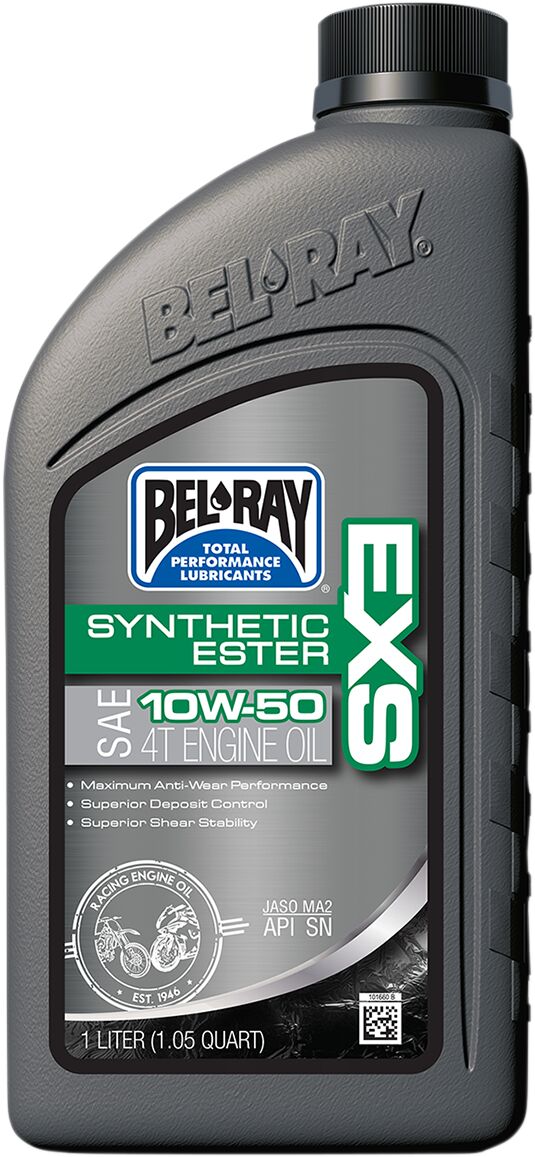BEL-RAY OIL EXS FULL SYN 4T 10W-50 1L 99160-B1LW