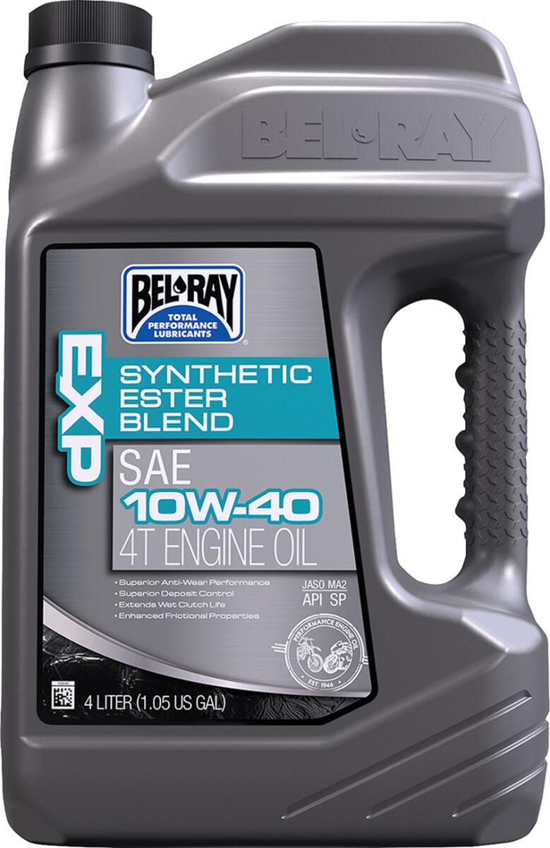 BEL-RAY OIL EXP SYN BLEND 4T 10W-40 4L 99120-B4LW