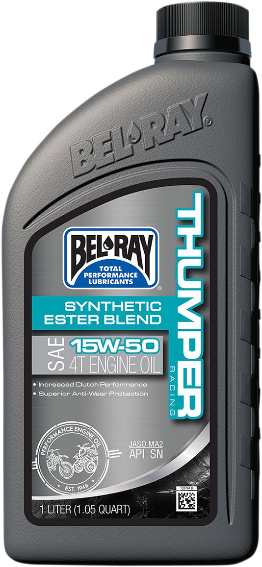 BEL-RAY OIL THUMPER BLEND 4T 15W-50 1L 99530-B1LW