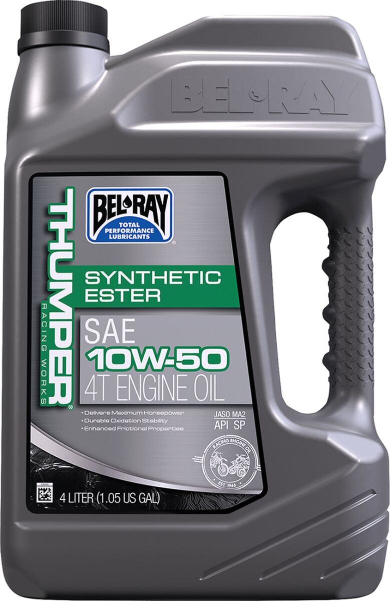 BEL-RAY OIL THUMPER FULL SYN 10W-50 4L 99550-B4LW