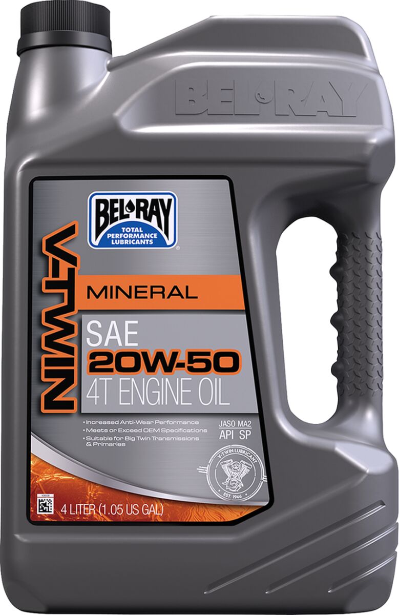BEL-RAY OIL VTWIN 20W50 4L 96905-BT4