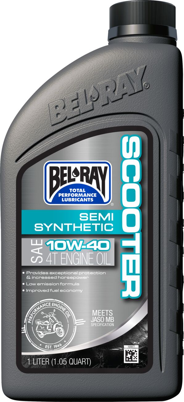 BEL-RAY SEMI-SYNTHETIC SCOOTER 10W-40 303064150160